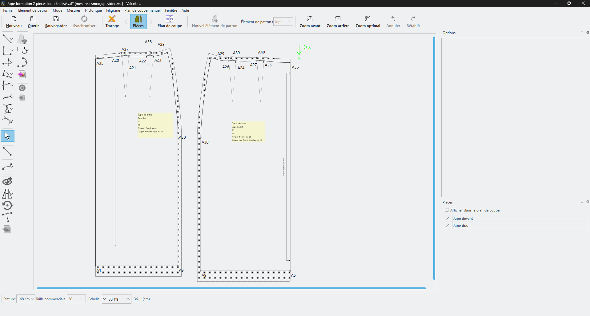 Logiciel-valentina-Pièce Logiciel Valentina