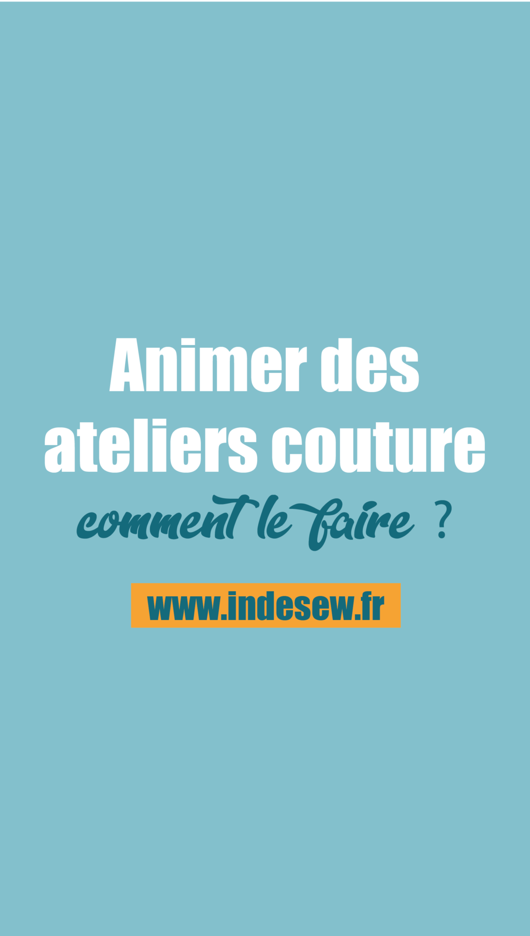 5 types d’atelier couture