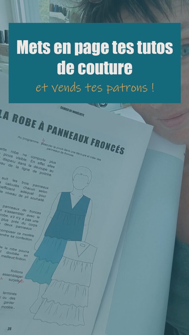 Lire la suite à propos de l’article Que mettre dans un livret pour patron de couture